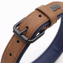 Collier en cuir personnalisable Didog, coco, gros plan sur la boucle
