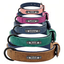 Collier en cuir personnalisable Didog, toutes les couleurs