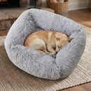 Coussin Apaisant Comfy Square pour Chien, rose, chien endormi