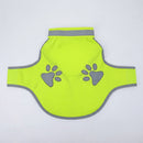 Gilet réfléchissant pour chien, vue à plat