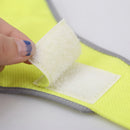 Gilet réfléchissant pour chien, gros plan détail