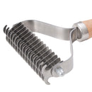 Brosse anti mue design pour chien