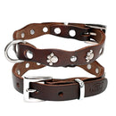 Collier en cuir pattes de chien Pet artist