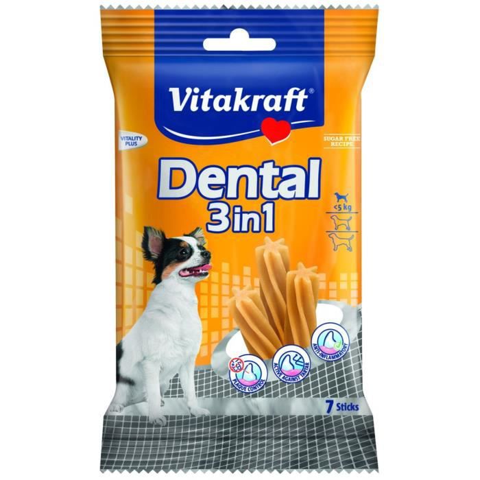 VITAKRAFT Dental pour chien - Lot de 12 sachets de 70g