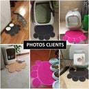 Tapis d'alimentation en PVC pour chiens et chats