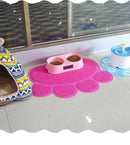Tapis d'alimentation en PVC pour chiens et chats